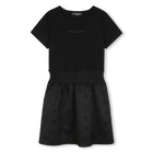 Korte mouwen jurk KARL LAGERFELD KIDS 
                    GIRL