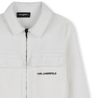 Denim jack met rits KARL LAGERFELD KIDS 
                    BOY
