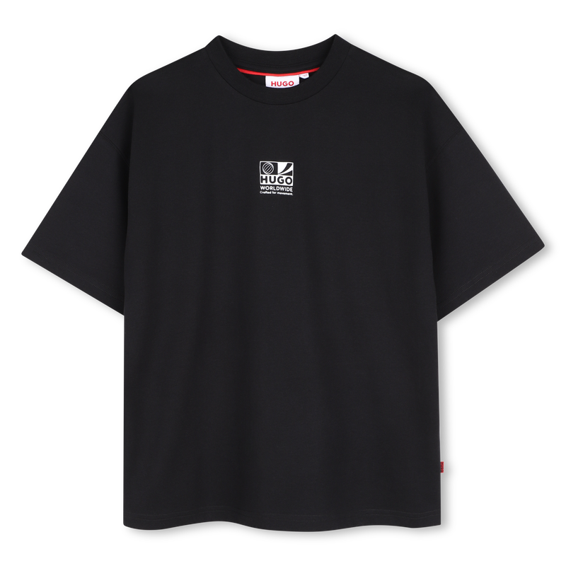 T-shirt met korte mouwen HUGO 
                        BOY
