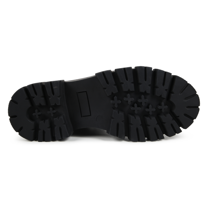 Lederen laarzen met rits DKNY 
                        GIRL