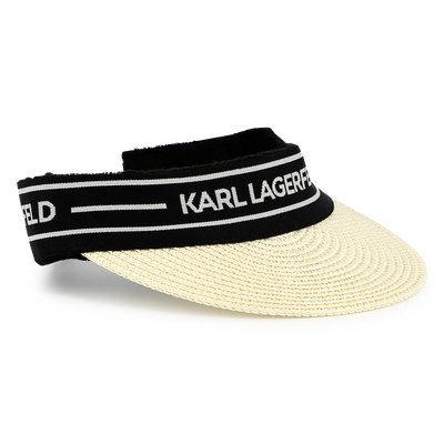 Zonneklep met elastiek KARL LAGERFELD KIDS GIRL