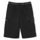 Bermuda met zakken KARL LAGERFELD KIDS 
                    BOY