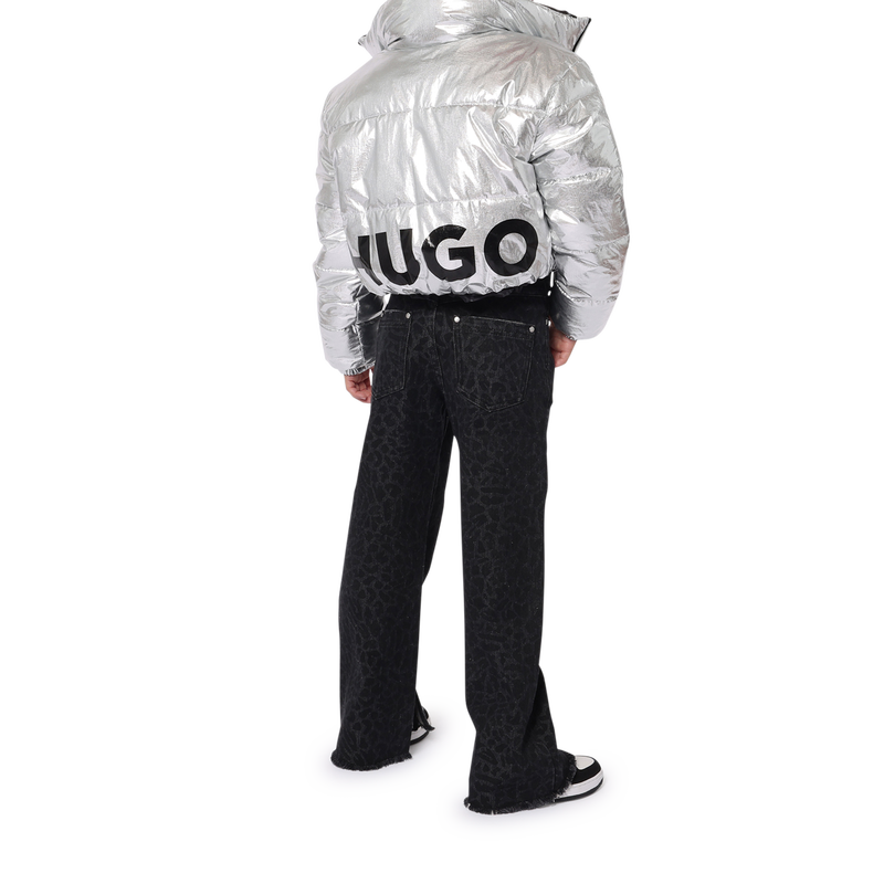 Korte omkeerbare anorak HUGO 
                        GIRL