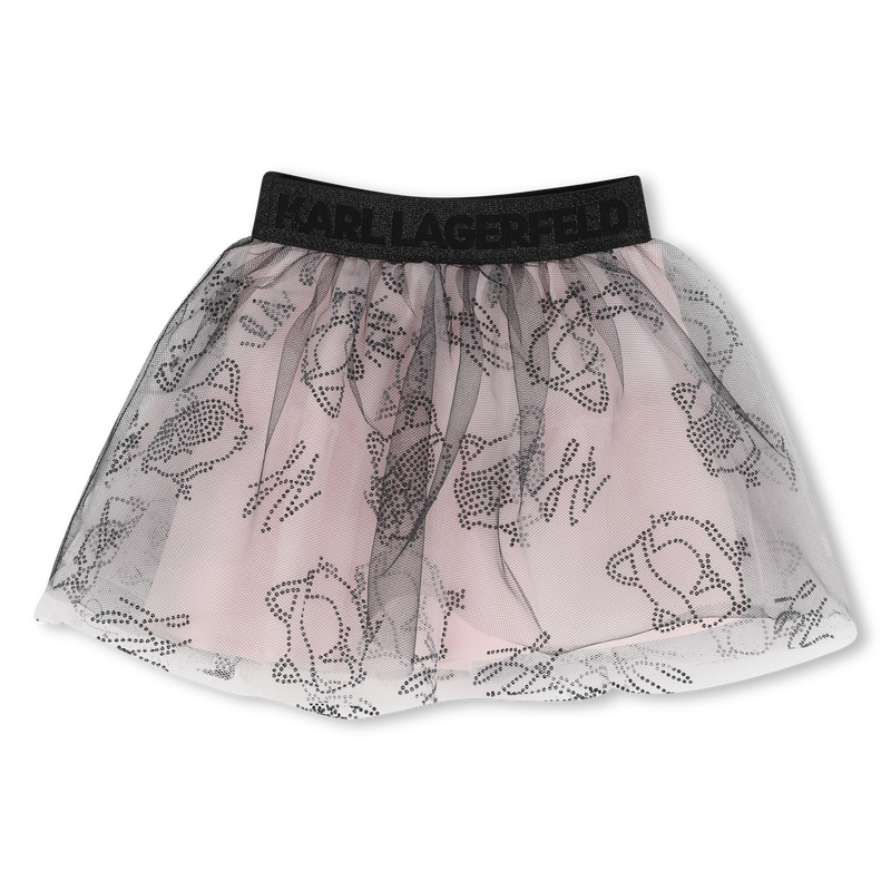 Sweat- en rokset KARL LAGERFELD KIDS 
                        MEISJE