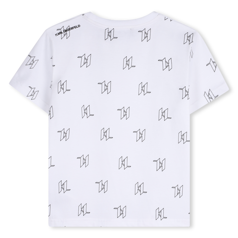 T-SHIRT MET KORTE MOUWEN KARL LAGERFELD KIDS 
                        BOY