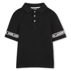 Poloshirt met korte mouwen KARL LAGERFELD KIDS 
                    BOY