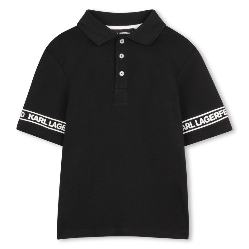 POLOSHIRT MET KORTE MOUWEN KARL LAGERFELD KIDS 
                        BOY