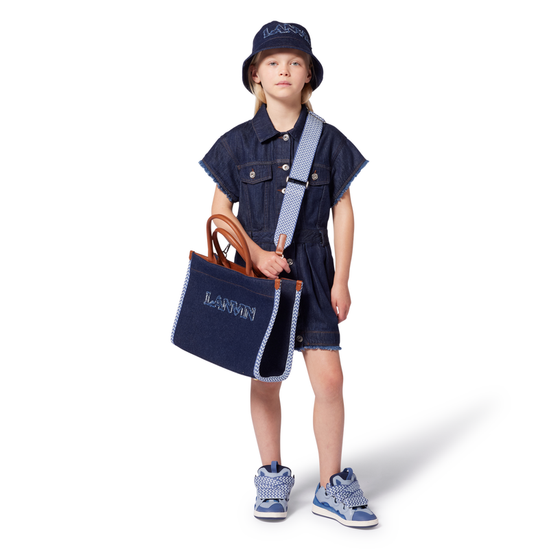 Denim hoedje met logo LANVIN 
                        GIRL