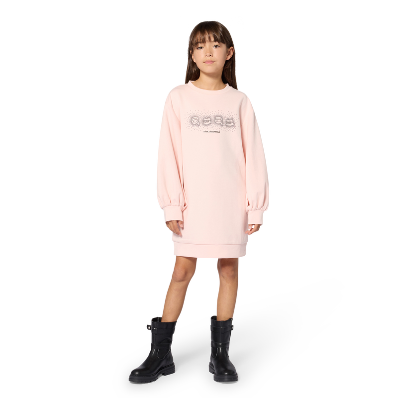 Langarm jurk KARL LAGERFELD KIDS 
                        GIRL