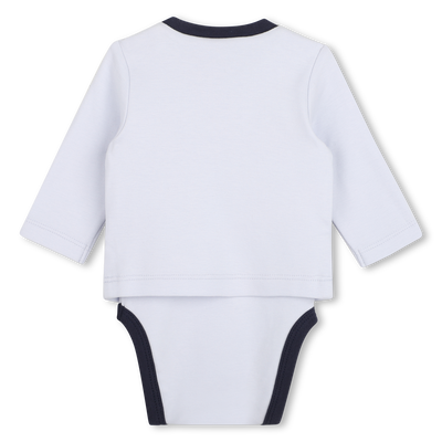 Set rompertjes, slabbetje en muts BOSS BOY