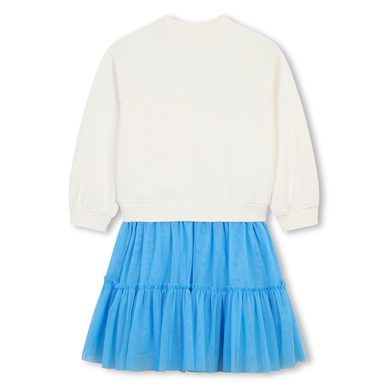 Mooie jurk van twee materialen BILLIEBLUSH 
                        GIRL