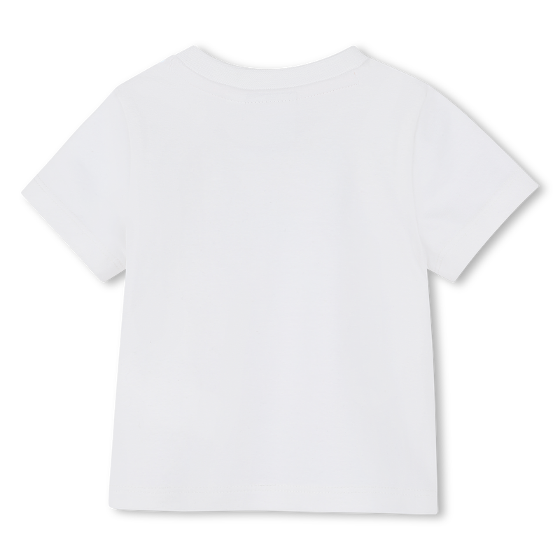 T-shirt met glanzende print BOSS 
                        GIRL