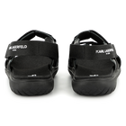 Leren sandalen met klittenband KARL LAGERFELD KIDS 
                    BOY