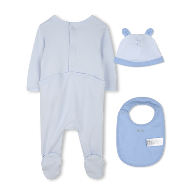 Pyjama + muts + slabbetjes set KENZO KIDS UNISEX