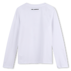 T-shirt met lange mouwen KARL LAGERFELD KIDS 
                    GIRL