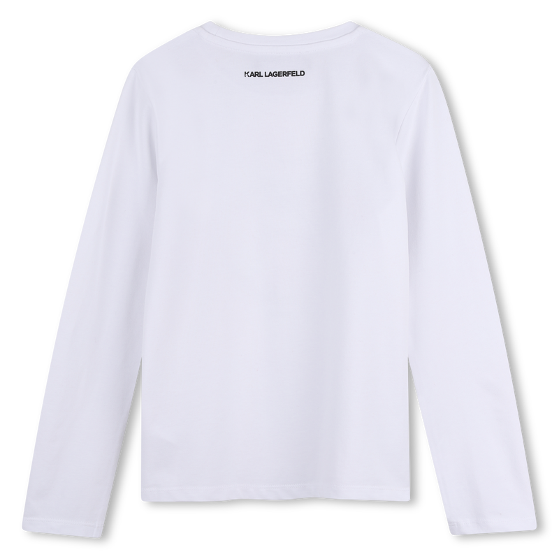 T-shirt met lange mouwen KARL LAGERFELD KIDS 
                        GIRL