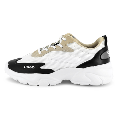 Sneakers van 2 materialen HUGO BOY