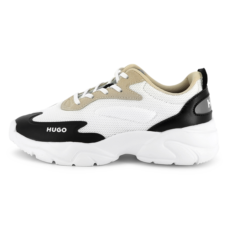 Sneakers van 2 materialen HUGO 
                        BOY