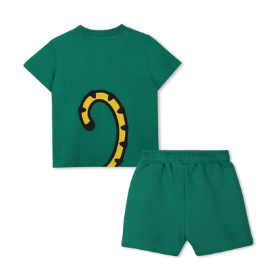 Set van T-shirt en bermuda KENZO KIDS BOY