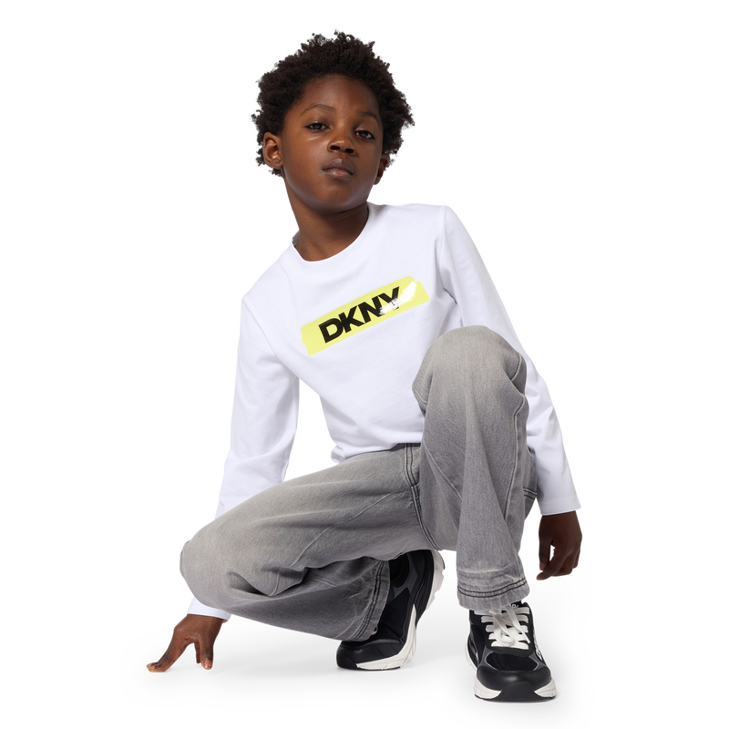 T-shirt met lange mouwen DKNY 
                        BOY