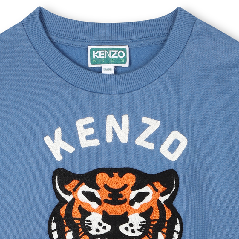 Ongeborsteld fleece sweatshirt KENZO KIDS 
                        GIRL