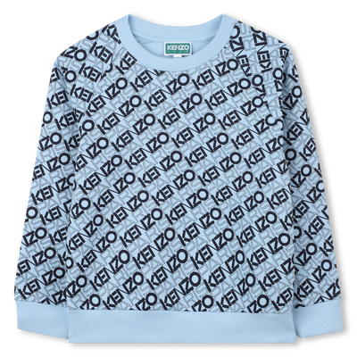 Katoenen sweater met print KENZO KIDS BOY