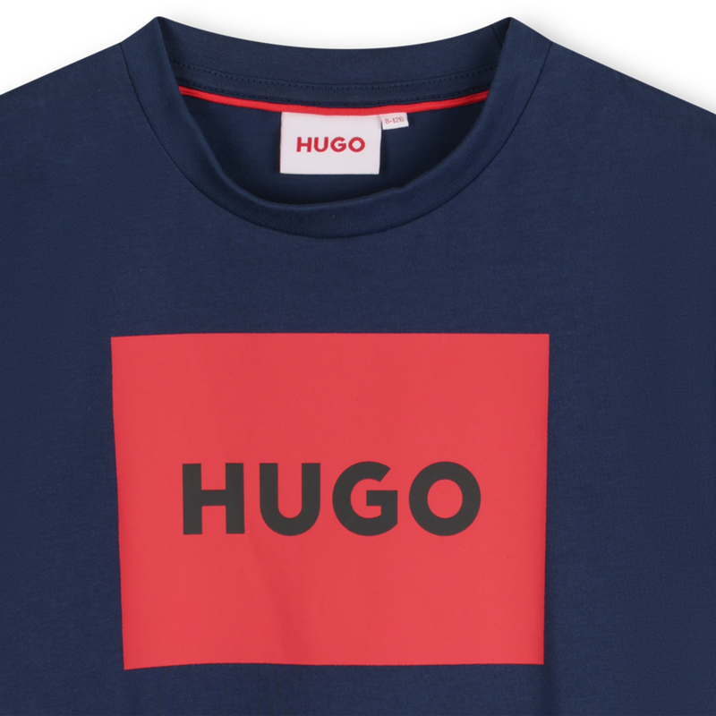 Katoenen T-shirt, korte mouwen HUGO 
                        BOY