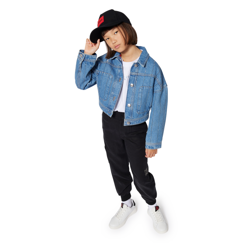 Jeansjasje met strepen HUGO 
                        GIRL