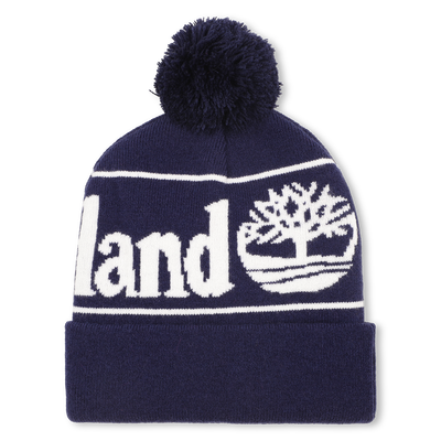 Jacquard pompon gebreide muts TIMBERLAND BOY