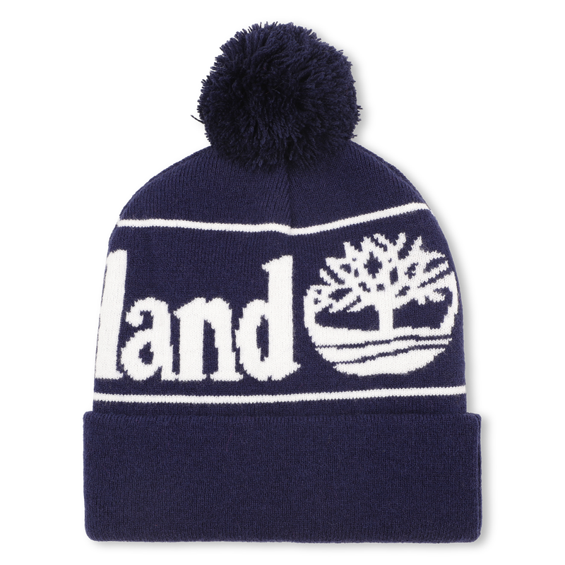 Jacquard pompon gebreide muts TIMBERLAND 
                        BOY