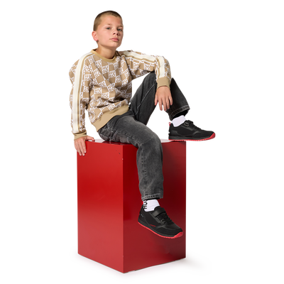 SNEAKERS MET VETERS HUGO BOY