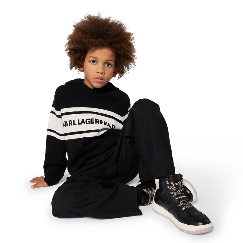 Sweater met capuchon KARL LAGERFELD KIDS 
                        BOY