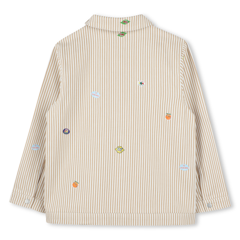 Gestreept jasje van katoen KENZO KIDS 
                        UNISEX