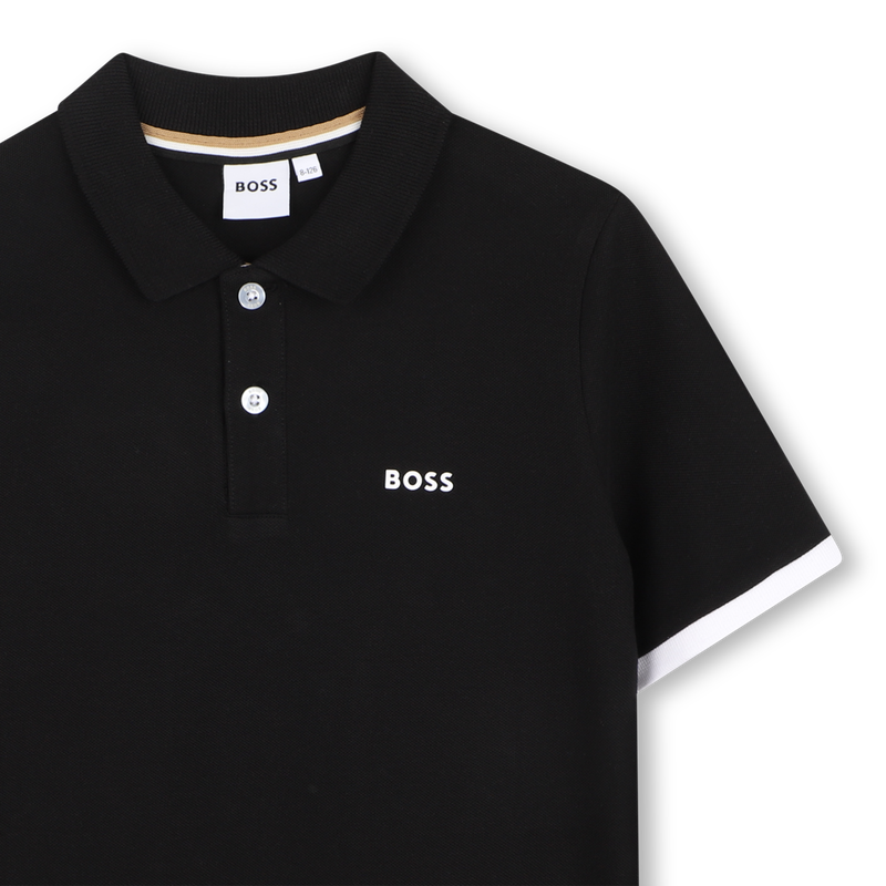 POLOSHIRT MET KORTE MOUWEN BOSS 
                        BOY