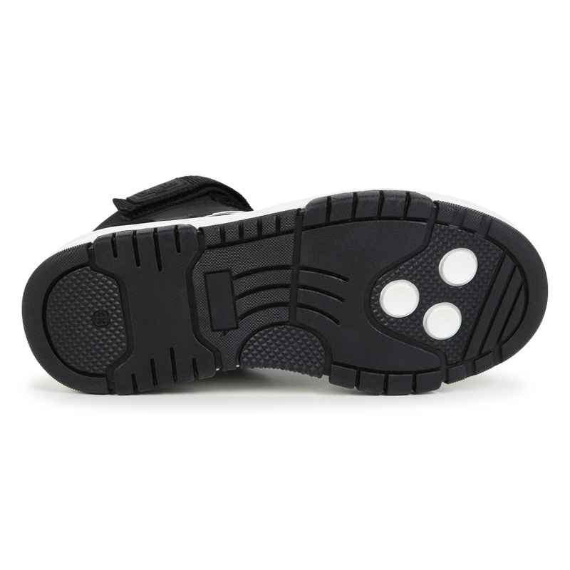 Hoge lederen sneakers KARL LAGERFELD KIDS 
                        BOY