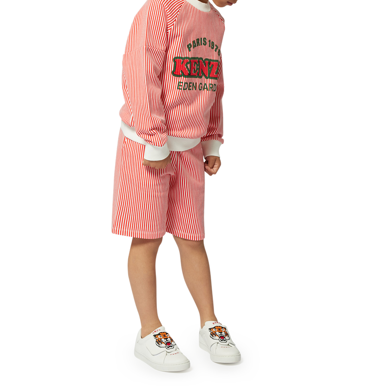 Katoenen bermuda met strepen KENZO KIDS 
                        BOY