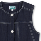 Mouwloos spijkerjasje KENZO KIDS 
                    GIRL