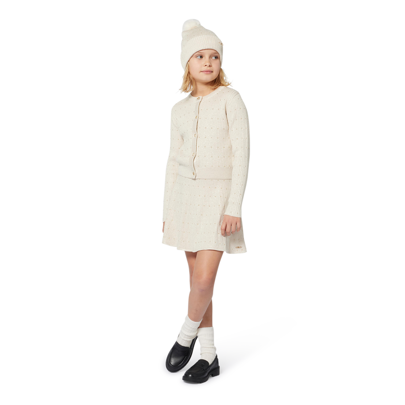 Gebreide muts met pompon MICHAEL KORS 
                        GIRL