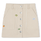 Katoenen rok met badges KENZO KIDS 
                    MEISJE