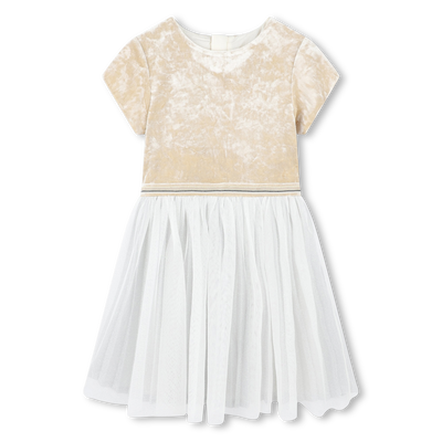 Jurk van twee materialen BILLIEBLUSH GIRL