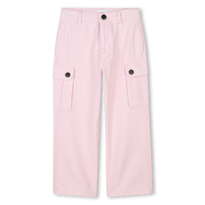 Katoenen broek met zakken MARC JACOBS GIRL