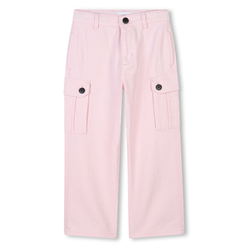 Katoenen broek met zakken MARC JACOBS 
                        GIRL