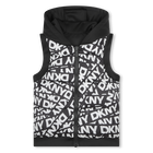 Mouwloze anorak met capuchon DKNY 
                    UNISEX