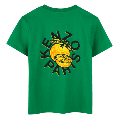 Katoenen T-shirt korte mouw KENZO KIDS BOY
