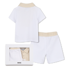 Polo + korte broek set BOSS 
                    BOY
