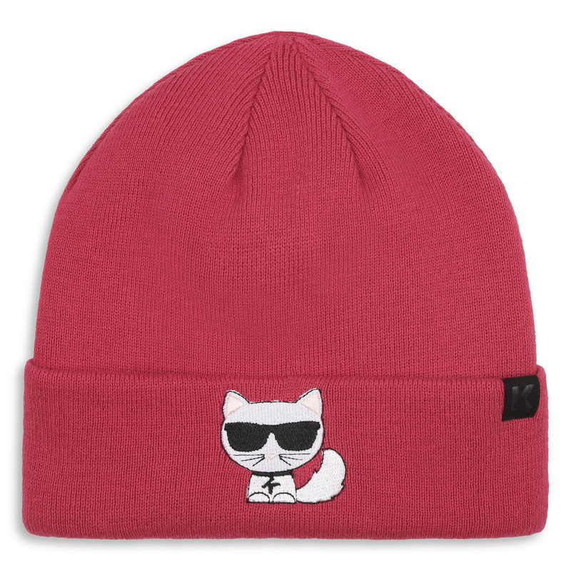 Gebreide muts KARL LAGERFELD KIDS 
                        GIRL