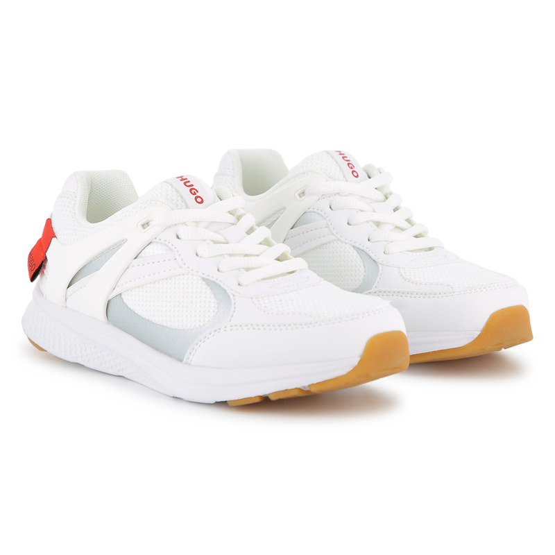 SNEAKERS MET VETERS HUGO 
                        GIRL