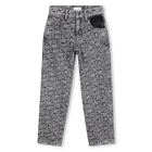 Jacquard denim broek MARC JACOBS 
                    BOY