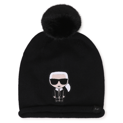 Pomponmuts KARL LAGERFELD KIDS GIRL