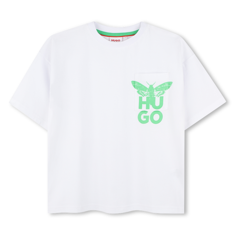 Katoenen T-shirt, korte mouwen HUGO 
                        BOY